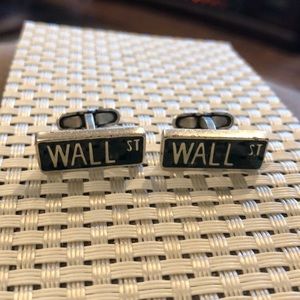 Custom Tommy Hilfiger “Wall Street” cufflinks
